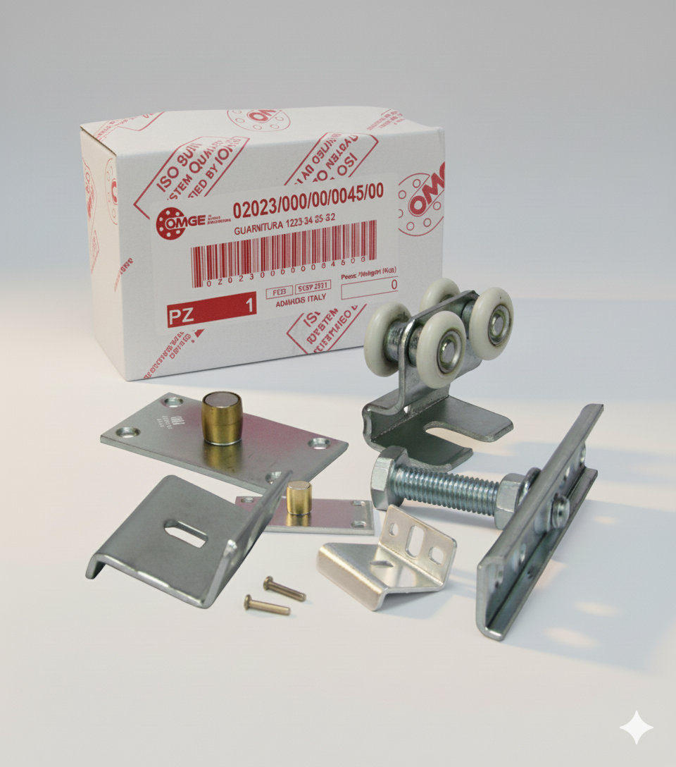 Omge Sliding Door Fitting Nylon Wheel 2023-45 (omge) Sliding Fittings Premium Hardware for Door Cabinet Window Furniture and Interior Use